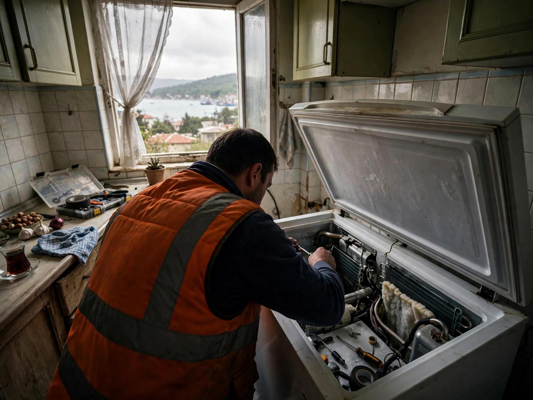 Terme derin dondurucu servisi çalışma görseli 2